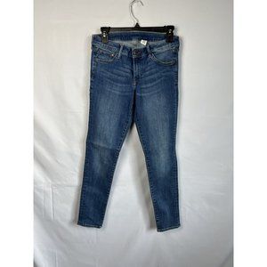 &Denim By H&M Super Skinny Low Rise Jeans Women's Size 28 / 30 Medium Wash Blue